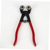 HOUDERCO 1pc Mosaic Glass Tile Cutter Pliers Trimmer Laminate Clippers Stick Tile Tiles Tile Stickers Small Tile Cutter DIY Manual Round Pliers Stainless Steel Cutter Pliers HOUDERCO
