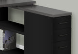 L-Shape Computer Desk with Storage Drawers