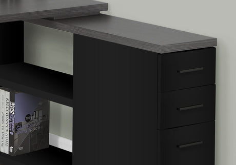 L-Shape Computer Desk with Storage Drawers HouseOfZazla