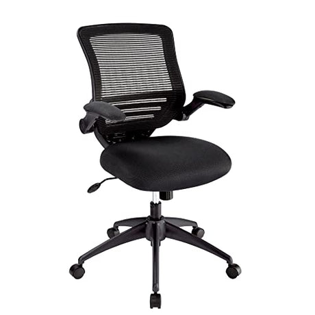 Realspace® Calusa Mesh Mid-Back Chair, Black Realspace