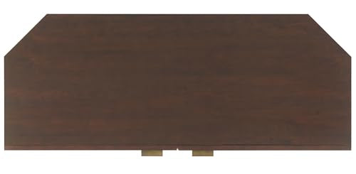 Crosley Furniture Cameron Corner Record Player Cabinet Turntable Stand, Storage for up to 230 Vinyl Records, Brown Crosley Furniture