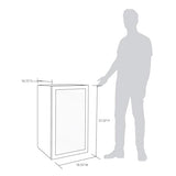 NewAir Beverage Refrigerator Cooler with 126 Can Capacity - Freestanding Mini Bar Beer Fridge for Bedroom, Dorm, Office - Small Refrigerator Cools to 37F Perfect For Beer, Soda, And Drinks NewAir