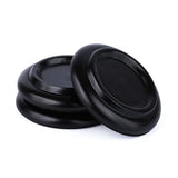 FameFame Solid Wood Piano Caster Piano Leg Floor Protectors, 3-Pack Grand Piano Caster Cups with Non-Slip & Anti-Noise Foam (Black) FameFame