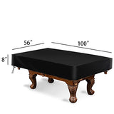 amberr Billiard Pool Table Cover,Pool Table Cover 8 feet Waterproof (8ft:100x56x8in) amberr