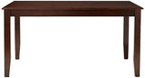East West Furniture DUT-MAH-T Dudley Dining Room Table - a Rectangle Solid Wood Table Top with Sturdy Legs, 36x60 Inch, Mahogany East West Furniture