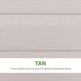 Lifetime Outdoor Storage Shed, 8x15 Ft, Desert Sand, Resin Backyard Tool Shed with Lockable Doors and Weather-Resistant Panels Lifetime