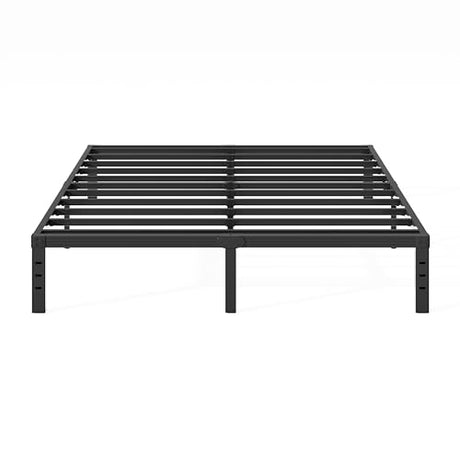 COMASACH 14 Inch King Size Bed Frame Supports up to 2000lbs, No Box Spring Needed, Platform with Heavy Sturdy Metal Steel, Easy Assembly, Under Bed Storage, Noise-Free, Non-Slip COMASACH