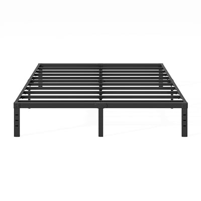 COMASACH 14 Inch King Size Bed Frame Supports up to 2000lbs, No Box Spring Needed, Platform with Heavy Sturdy Metal Steel, Easy Assembly, Under Bed Storage, Noise-Free, Non-Slip