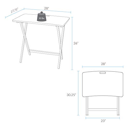 American Trails Presto Products Company Arizona Folding Table with Solid Red Oak,Warm Brown American Trails