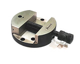 ASSORTS's 80 mm Round Vice for 3" (80 mm) & 4" (100 mm) Rotary Milling Indexing Table with 3 x M6 T nuts Bolts-Engineering Tools ASSORTS