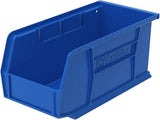 Akro-Mils 30230 AkroBins Plastic Storage Bins, Space-Saving Stackable Bins for Garage, Pantry, Craft Organization, 10.5 "L x 5.5 "W x 5"H, Blue, 12-Pack Akro-Mils