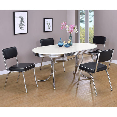 Midge - Oval Dining Table Set HouseOfZazla