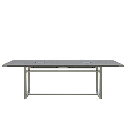 Mirella Conference Table Sitting Height - 8' Stone Gray - WoodArtSupply