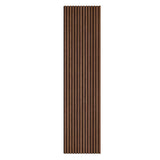 Generic 94"" L x 24"" W Acoustic Wood Wall Paneling, Decorative Sound Proof Panels for Walls and Ceilings, 3D Slat Wood Wall Panels (Set of 10) (Dark Chestnut), ACP10 WoodArtSupply