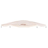 CLAM Quick-Set Outdoor Portable Escape Sky/Sky Camper Screened Gazebo Canopy Tent Rain Fly Tarp with Carry Bag, Cover Only, Tan CLAM