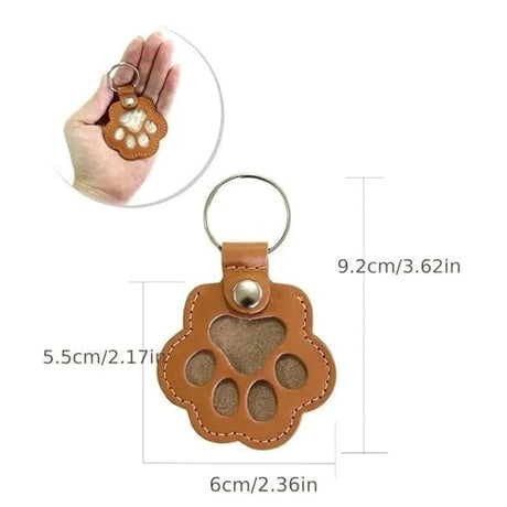 Aypvora Cat Dog Hair Storage Keychain, Cat & Dog Lovers Gifts, Pet Hair Keychain, Fur Keepsake Keyring - Pet Memorial Gifts Aypvora