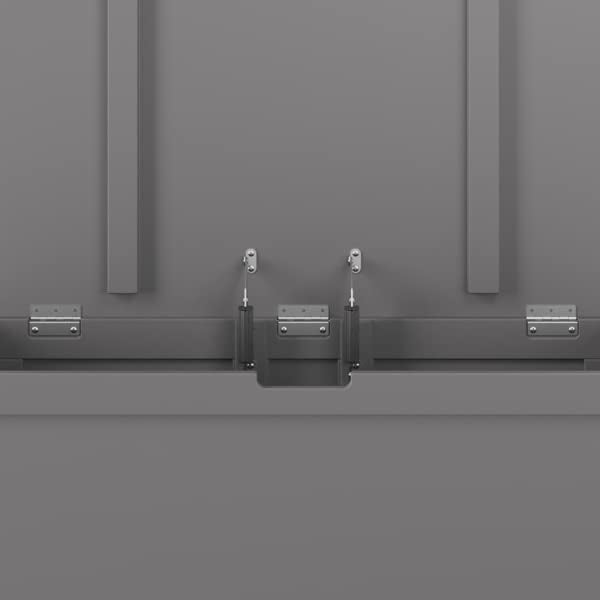 Child Craft Harmony 33” Wood Toy Box, Large Storage Chest, Plenty of Storage, 2 Safety Hinges, Standard Ventilation Hole on Back, 6 Cubic Feet of Storage (Cool Gray) Child Craft