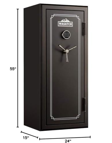 Wasatch 24 Gun Fire and Water Safe with E-Lock, Dark Bronze Wasatch