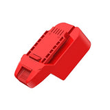 Adapter Fits Ba uer 20v Cordless Tools for Milwaukee M18 RED (NOT V18) Slider Lithium Batteries - Adapter Only LQ-18RY