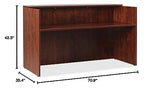 Lorell 59581 Essentials Reception Desk, Cherry Laminate Lorell