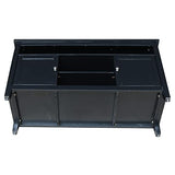 IC International Concepts Entertainment/TV Stand, Black IC International Concepts