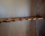 American Furniture Classics Model 858, 12 Gun Cabinet with Slanted Base and Tempered Glass, Espresso American Furniture Classics