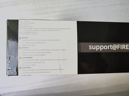 Firecore 360° Laser Level with Tripod, 100Ft Self Leveling Laser Level Green Cross Line Laser Leveler Tool for Picture Hanging Wall Tile Floor Construction, 60" Compact Tripod & Carry Pouch Included Firecore