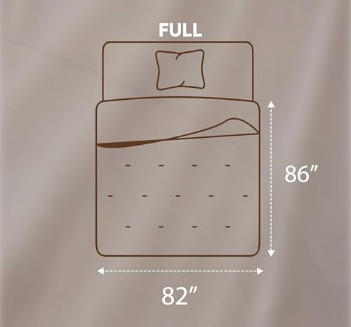 Utopia Bedding Comforters Full Size, All Season Duvet Insert, Down Alternative Full Comforter with Corner Tabs, Machine Washable Bed Comforter 82 x 86 Inches (White) Utopia Bedding