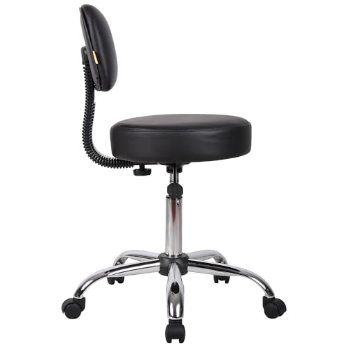 Be Well Medical Spa Professional 26.5-Inch Drafting Stool, Black (B245-BK) B245-BK Boss Office Products