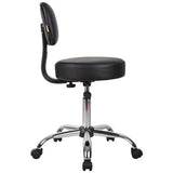 Be Well Medical Spa Professional 26.5-Inch Drafting Stool, Black (B245-BK) B245-BK Boss Office Products