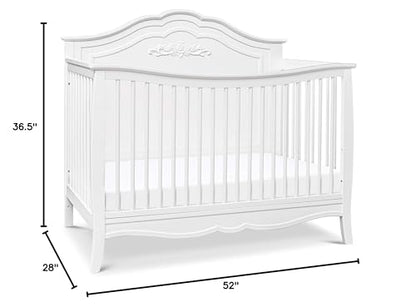 DaVinci Fiona 4-in-1 Convertible Crib in White, Greenguard Gold Certified