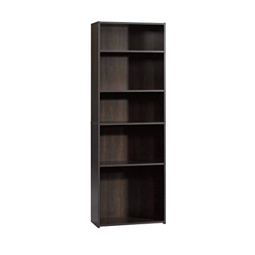 Sauder Beginnings 5 Bookcase/Book shelf, L: 24.57" x W: 11.50" x H: 71.18", Cherry Sauder