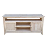 International Concepts TV Stand with 2 Doors, 1 Shelf and 2 Cabinets IC International Concepts