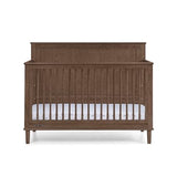 Delta Children Penelope 6-in-1 Convertible Crib - Greenguard Gold Certified, Teak Brown