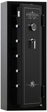 STEELWATER GUN SAFES New Improved E.M.P Proof, 16 Long Gun, 60 MInute Fire Protection, Auto LED LIghting, Dehumidifier, and Door Organizer kit, for Rifles, Pistols, and other valuables. AMEGS5922-EMP Steelwater Gun Safes