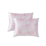 Betsey Johnson - Queen Duvet Cover Set, Silky Smooth Bedding with Shiny Satin Weave & Internal Corner Ties, 3 Piece Bed Set with Matching Pillowcases (Butterfly Garden Pink) Betsey Johnson
