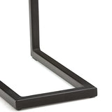 SIMPLIHOME Skyler SOLID MANGO WOOD and Metal 18 Inch Wide Rectangle C Side Table in Dark Cognac Brown, Fully Assembled, For the Living Room and SIMPLIHOME