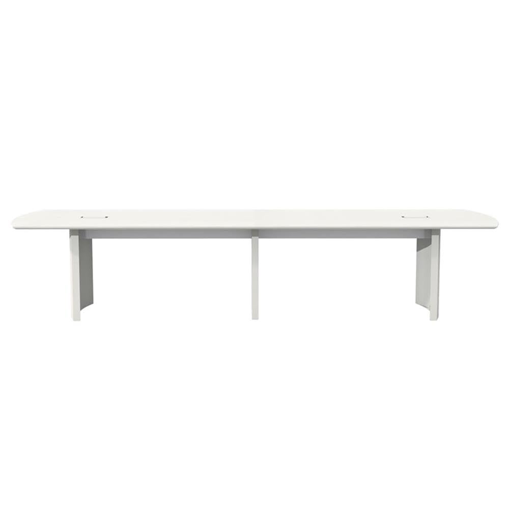 Pemberly Row Modern/Contemporary 12' Conference Table in Sea Salt Pemberly Row