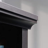 Sauder Miscellaneous Storage Bookcase/ Book Shelf With Doors, Estate Black finish Sauder