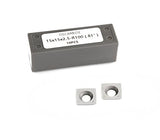 OSCARBIDE Byrd Shelix Carbide Inserts Replacement Cutters (15x15x2.5mm R100-81°) 15mm Square Carbide Cutters with 4" Edge Radius for Woodworking OSCARBIDE