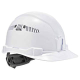 Ergodyne - 60144 Vented Hard Hat Cap Style, Ratchet Suspension, Class C, Skullerz 8972,White Ergodyne