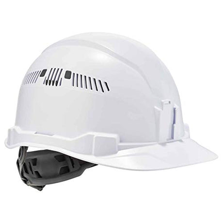 Ergodyne - 60144 Vented Hard Hat Cap Style, Ratchet Suspension, Class C, Skullerz 8972,White Ergodyne