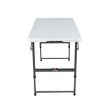Lifetime Height Adjustable Folding Table, 4 Foot Lifetime