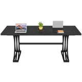 Tribesigns 5FT Small Conference Table for 4 to 6, Modern Meeting Table with Strong Metal Frame for Office Meeting Conference Room Tribesigns