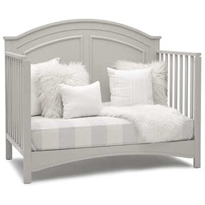 Delta Children Perry 6-in-1 Convertible Crib - Greenguard Gold Certified, Moonstruck Grey