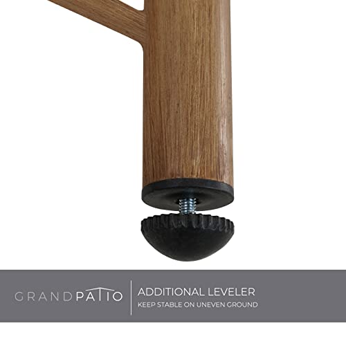 Grand patio Outdoor & Indoor Egg Chair 2PC, PE Wicker Open Weave Wood Grain Finish Oversized Egg Cocoon Chairs with Stand Lounge Chair Comfortable for Front Porch, Living Room, Bedroom (Dark Grey 2PC) Grand patio