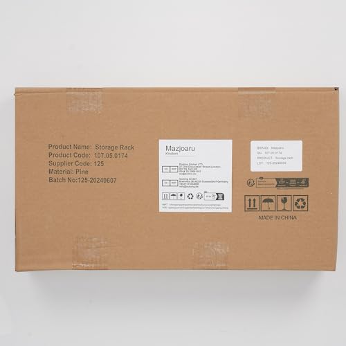 Mazjoaru White Floating Nightstand 16inch, Modern Natural Pine Wood Night Stand Floating Wall Shelves with Phone Slot, Cord Holes, Small Narrow Nightstands Bedside Tables for Bedroom Dorm Bedside Mazjoaru