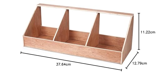 Precision Pet 7029288 Triple Nesting Box, Brown PRECISION PET