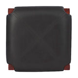 Linon Brown 3-Piece Table Faux Marble Tavern Set, 42" w x 22.25" d x 36" h Linon