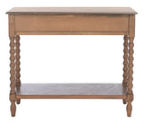 Safavieh Home Collection Athena Brown 2-Drawer Console Table SAFAVIEH